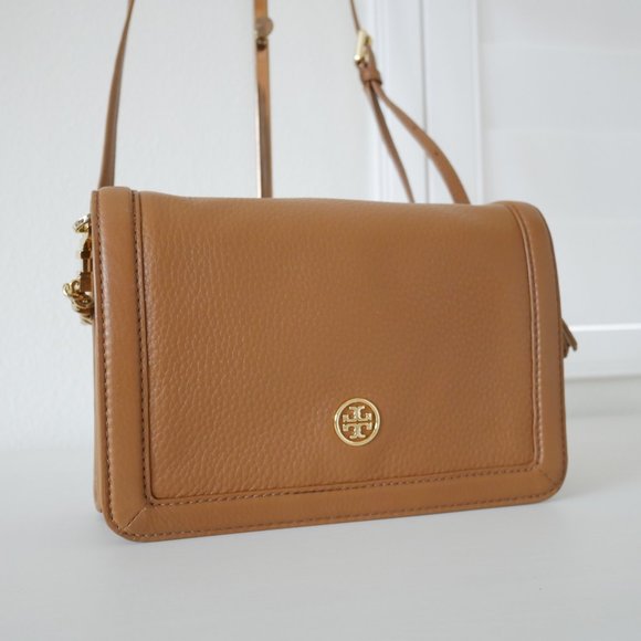 Tory Burch Handbags - Tory Burch Light Brown Cross Body Bag